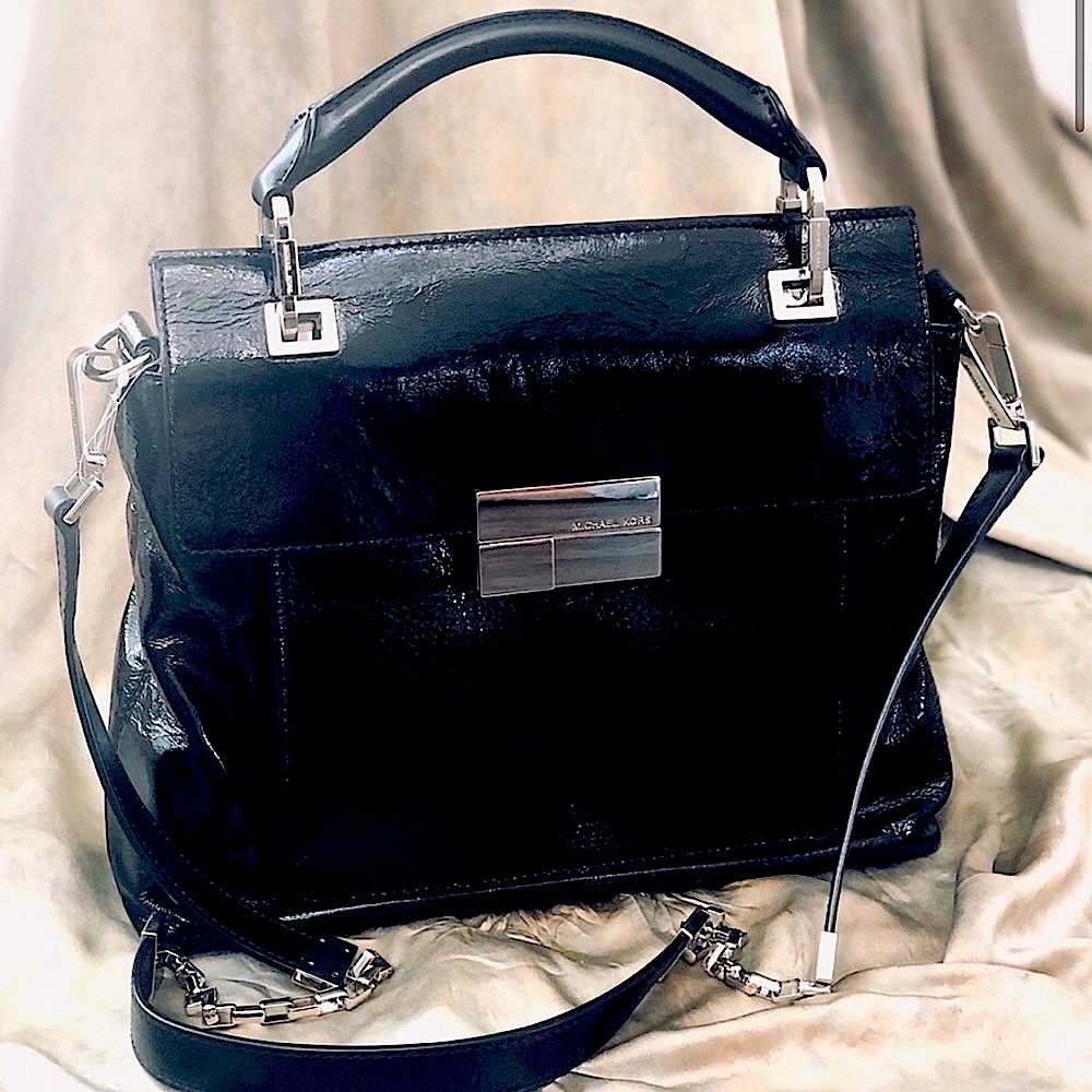 Michael Kors Quinn Crossbody Satchel Handbag Purse - Picture 2 of 16
